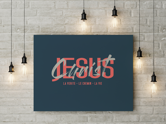 Tableau Jesus Christ : Le chemin, La vérité, La vie