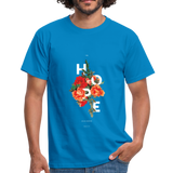 T-shirt chrétien Homme : Hope - bleu royal
