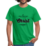 T-shirt chrétien Homme : Philippiens 4.13 - vert