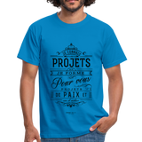 T-shirt chrétien Homme : Jérémie 29.11 - bleu royal