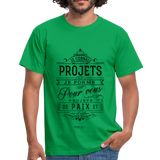 T-shirt chrétien Homme : Jérémie 29.11 - vert