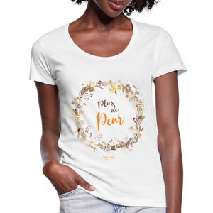 T-shirt chrétien Femme : Plus de peur - noir