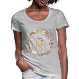 T-shirt chrétien Femme : Plus de peur - gris chiné