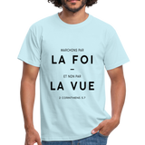 T-shirt chrétien Homme : 2 Corinthiens 5:7 - ciel
