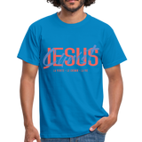 T-shirt chrétien Homme : Jesus Christ - bleu royal