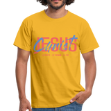 T-shirt chrétien Homme : Jesus Christ - jaune