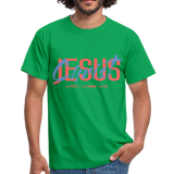 T-shirt chrétien Homme : Jesus Christ - vert