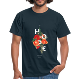 T-shirt chrétien Homme : Hope - marine
