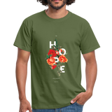 T-shirt chrétien Homme : Hope - vert militaire