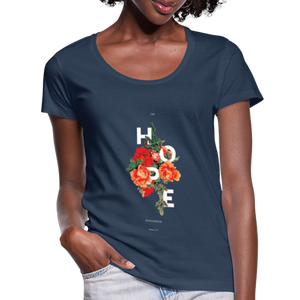 T-shirt chrétien Femme : Hope - noir