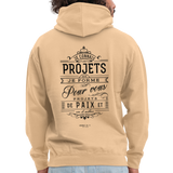 Sweat-shirt à capuche unisexe - pêche